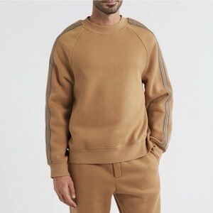 UGG® Tasman Crewneck Sweatshirt Men’s Sz M Chestnut Embroidered Pullover